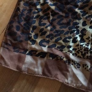 Animal print scarf